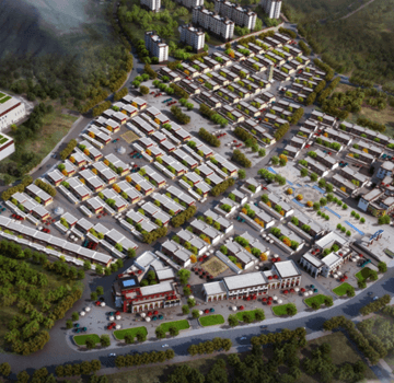 拉萨影视城雪顿古镇